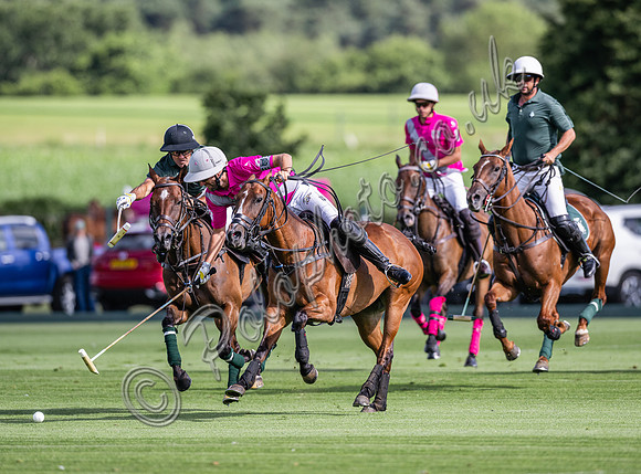 Polo action, 2024 Gold Cup, Cowdray Park Polo Club