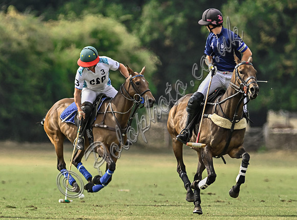 Polo action, Wichenford Bowl 2025 semi-final match, Beaufort Polo Club