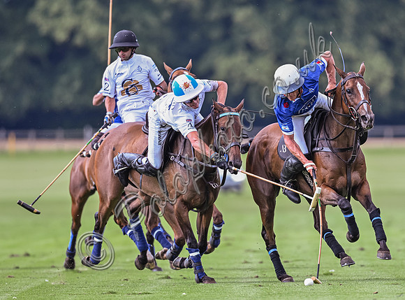 Polo action, 2024 Gold Cup, Cowdray Park Polo Club