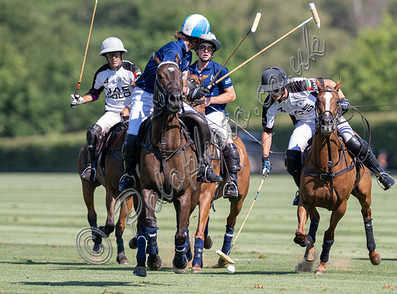 Polo action, 2025 Gold Cup quarter finals, Cowdray Park Polo Club