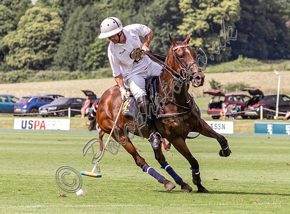 Polo action, 2024 Gold Cup, Cowdray Park Polo Club