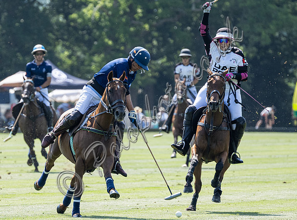 Polo action, 2025 Gold Cup quarter finals, Cowdray Park Polo Club