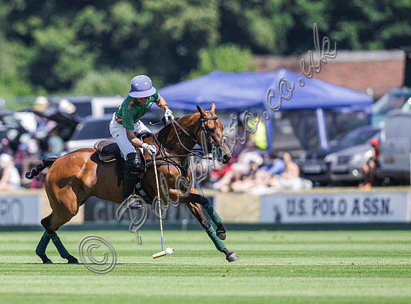 Polo action, 2025 Gold Cup quarter finals, Cowdray Park Polo Club