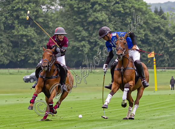 Polo action, 2022 Trippetts Challenge, Cowdray Park Polo Club