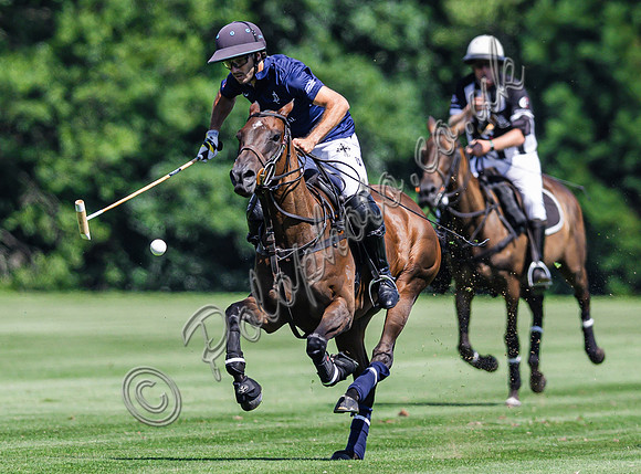 Polo action, 2025 Gold Cup quarter finals, Cowdray Park Polo Club