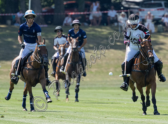 Polo action, 2025 Gold Cup quarter finals, Cowdray Park Polo Club