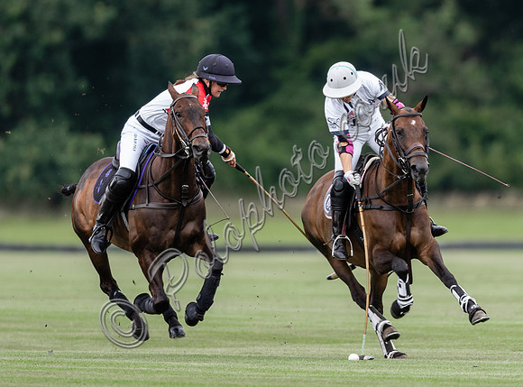 Polo action, VL Ladies 18 Goal, Cirencester Park