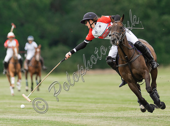 Polo action, VL Ladies 18 Goal, Cirencester Park