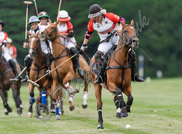 Polo action, VL Ladies 18 Goal, Cirencester Park