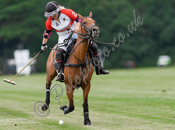 Polo action, VL Ladies 18 Goal, Cirencester Park