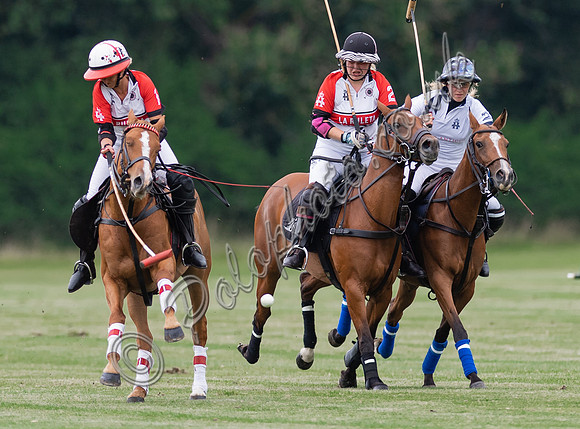 Polo action, VL Ladies 18 Goal, Cirencester Park