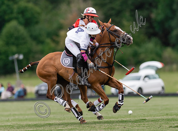 Polo action, VL Ladies 18 Goal, Cirencester Park