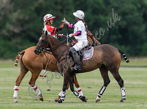 Polo action, VL Ladies 18 Goal, Cirencester Park