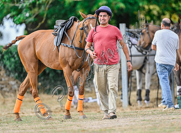 Polo action, Wichenford Bowl 2025 semi-final match, Beaufort Polo Club