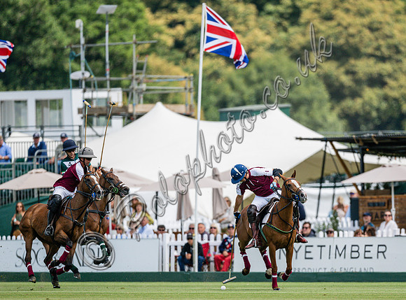 Polo action, 2023 Gold Cup, Cowdray Park Polo Club