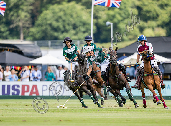 Polo action, 2023 Gold Cup, Cowdray Park Polo Club