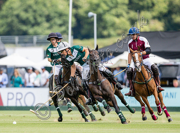 Polo action, 2023 Gold Cup, Cowdray Park Polo Club