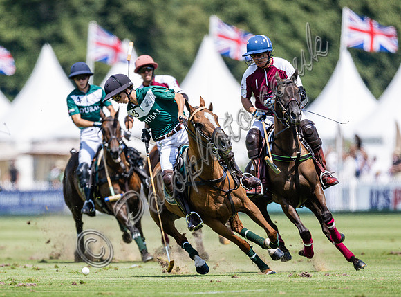 Polo action, 2023 Gold Cup, Cowdray Park Polo Club
