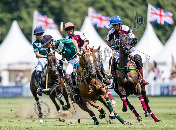 Polo action, 2023 Gold Cup, Cowdray Park Polo Club