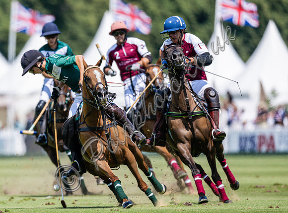 Polo action, 2023 Gold Cup, Cowdray Park Polo Club