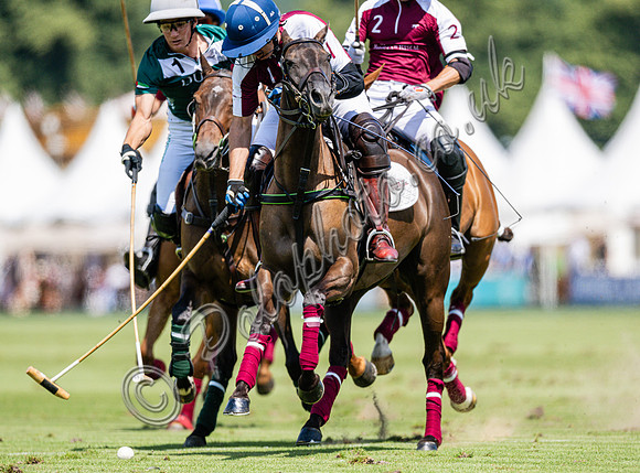 Polo action, 2023 Gold Cup, Cowdray Park Polo Club