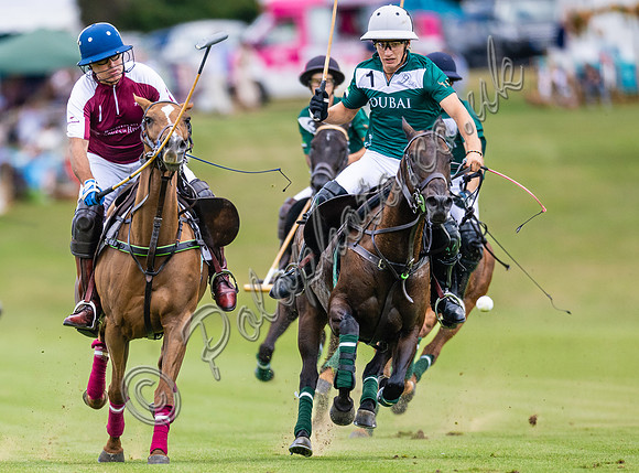 Polo action, 2023 Gold Cup, Cowdray Park Polo Club