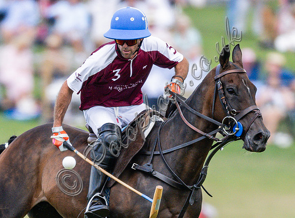 Polo action, 2023 Gold Cup, Cowdray Park Polo Club