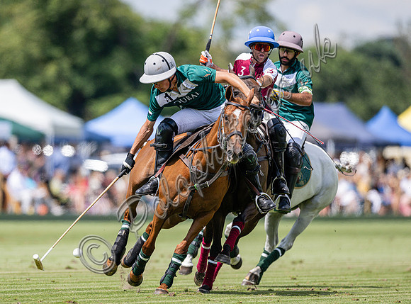 Polo action, 2023 Gold Cup, Cowdray Park Polo Club