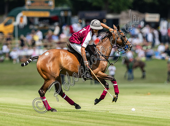 Polo action, 2023 Gold Cup, Cowdray Park Polo Club