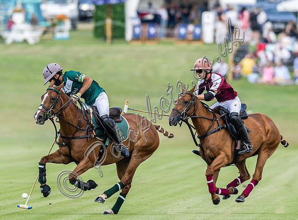Polo action, 2023 Gold Cup, Cowdray Park Polo Club