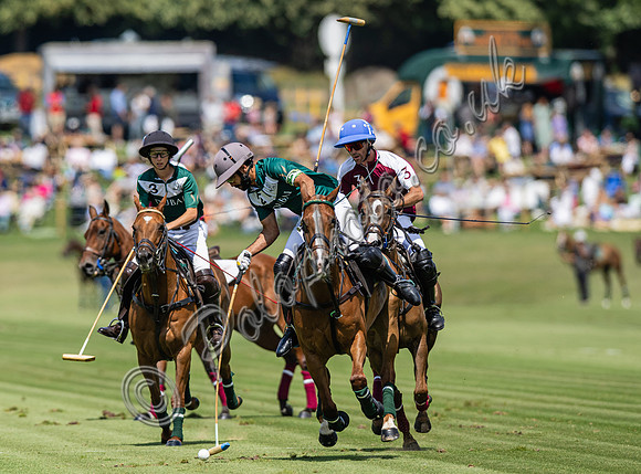 Polo action, 2023 Gold Cup, Cowdray Park Polo Club