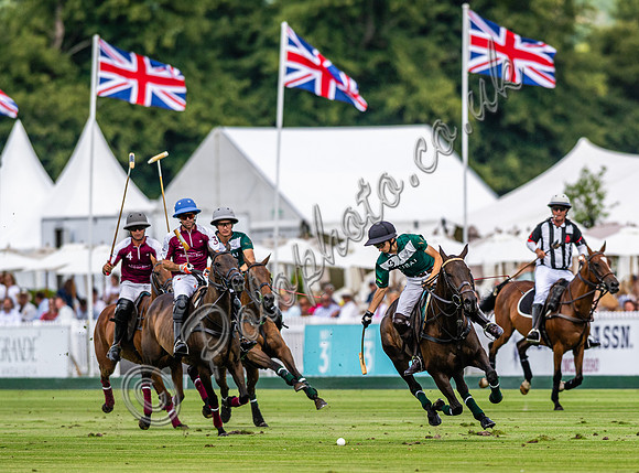 Polo action, 2023 Gold Cup, Cowdray Park Polo Club