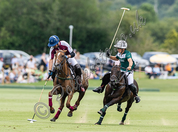 Polo action, 2023 Gold Cup, Cowdray Park Polo Club