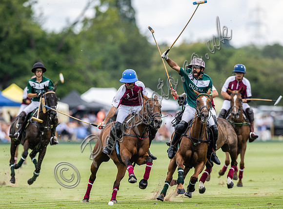 Polo action, 2023 Gold Cup, Cowdray Park Polo Club