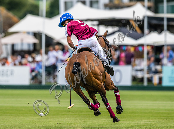 Polo action, 2023 Gold Cup, Cowdray Park Polo Club