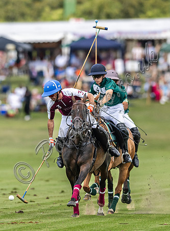 Polo action, 2023 Gold Cup, Cowdray Park Polo Club