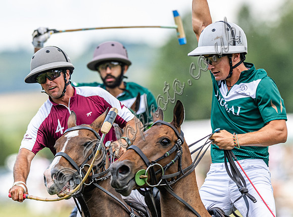 Polo action, 2023 Gold Cup, Cowdray Park Polo Club