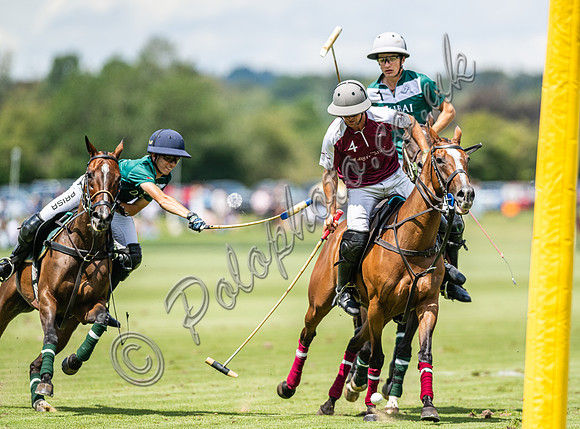 Polo action, 2023 Gold Cup, Cowdray Park Polo Club