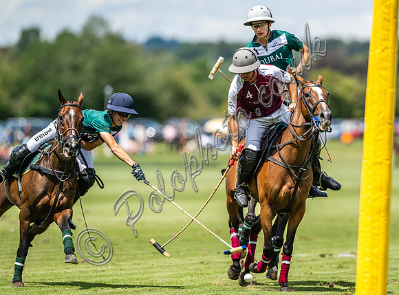 Polo action, 2023 Gold Cup, Cowdray Park Polo Club