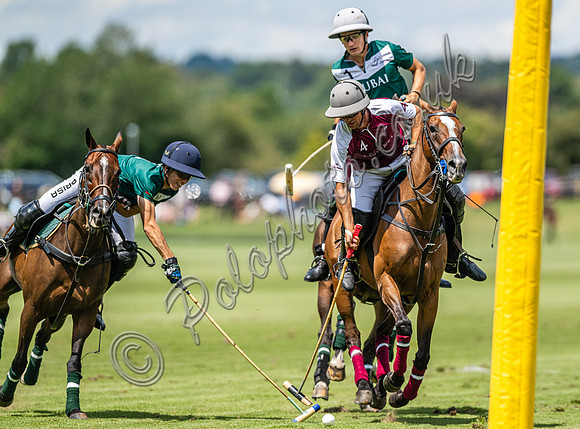 Polo action, 2023 Gold Cup, Cowdray Park Polo Club