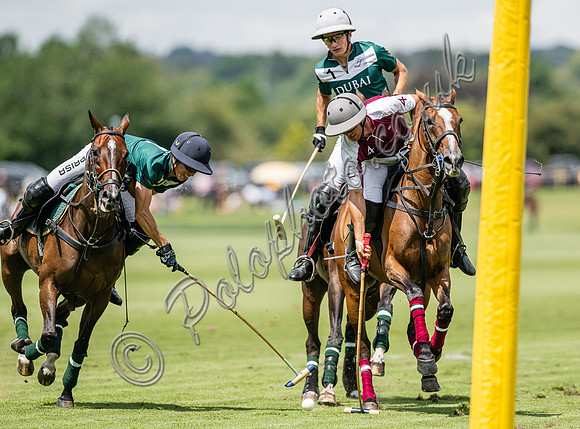 Polo action, 2023 Gold Cup, Cowdray Park Polo Club