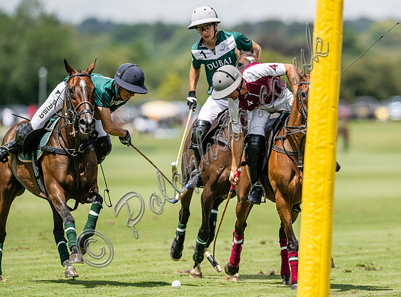 Polo action, 2023 Gold Cup, Cowdray Park Polo Club