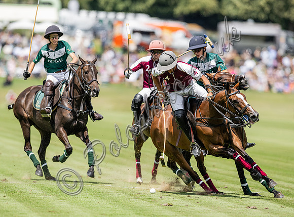 Polo action, 2023 Gold Cup, Cowdray Park Polo Club