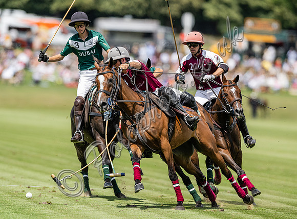 Polo action, 2023 Gold Cup, Cowdray Park Polo Club
