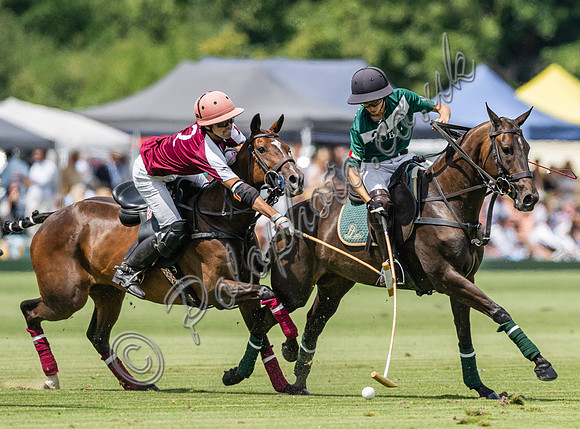 Polo action, 2023 Gold Cup, Cowdray Park Polo Club