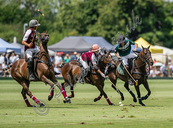 Polo action, 2023 Gold Cup, Cowdray Park Polo Club