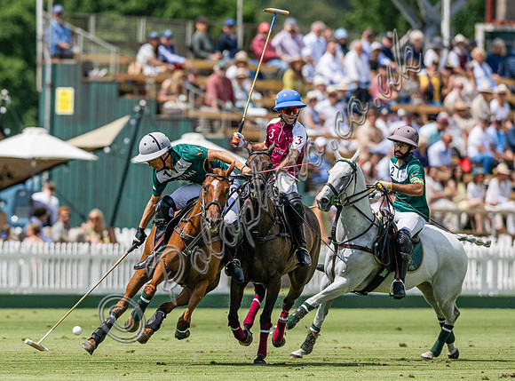 Polo action, 2023 Gold Cup, Cowdray Park Polo Club