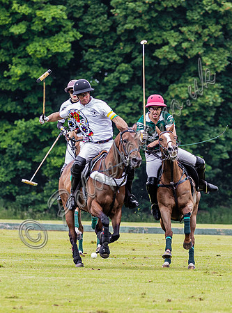 Polo action, Warwickshire Cup 2024 at Cirencester Park