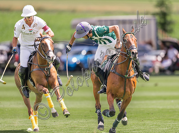 Polo action, 2024 Gold Cup, Cowdray Park Polo Club