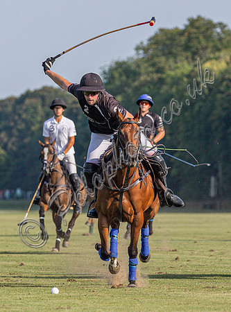 Polo action, County Cup 2025 league match, Cirencester Park